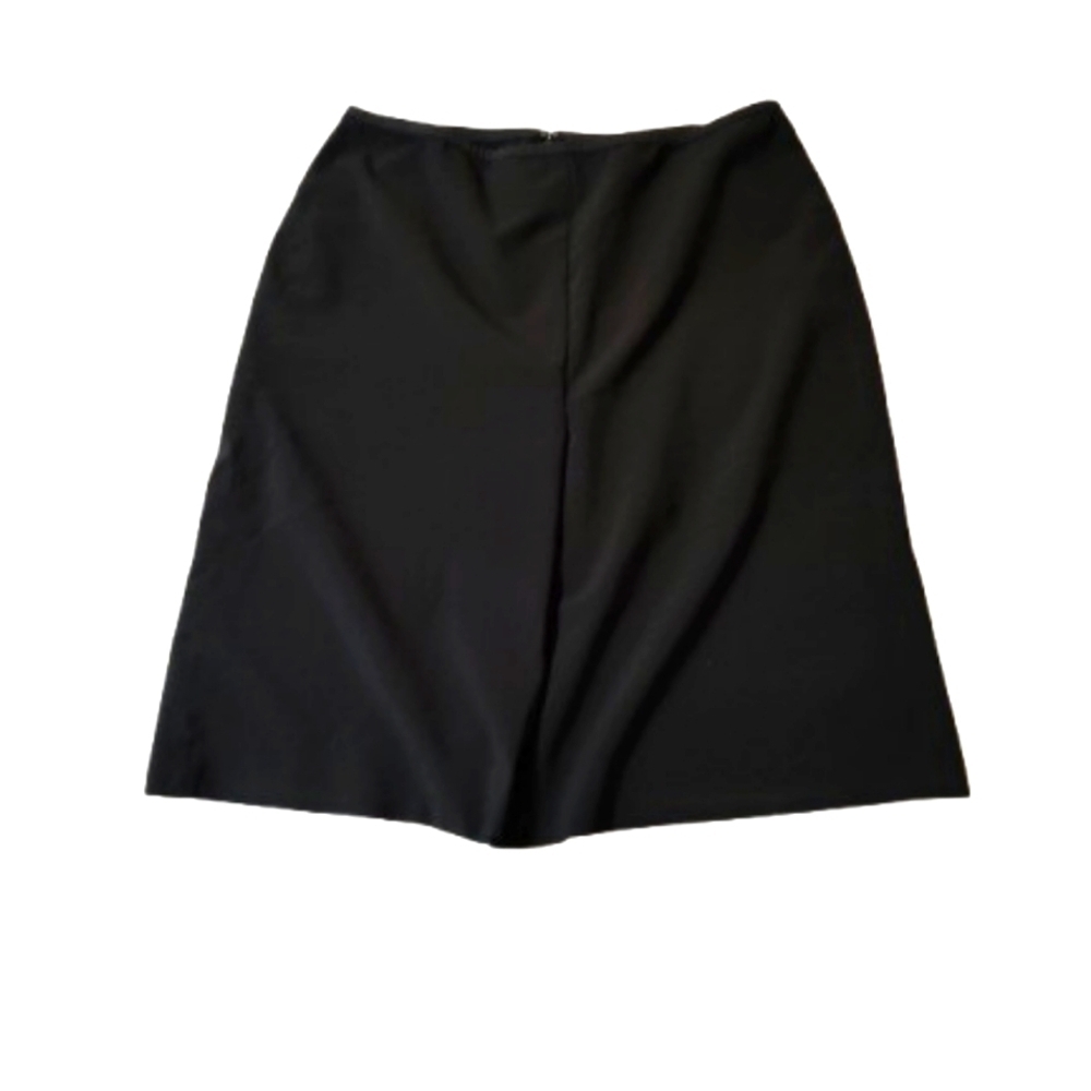 DKNY Black Midi Skirt With Slit